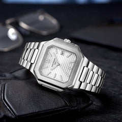 Patek Phillip Cubitus Chain Silver/