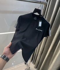 Arman i Exchange Black Logo Print Imported T-Shirt
