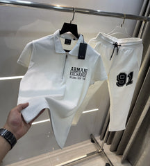 Arman i Exchange White ( B) Logo Work Premium Tracksuit