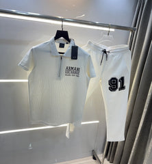 Arman i Exchange White ( B) Logo Work Premium Tracksuit