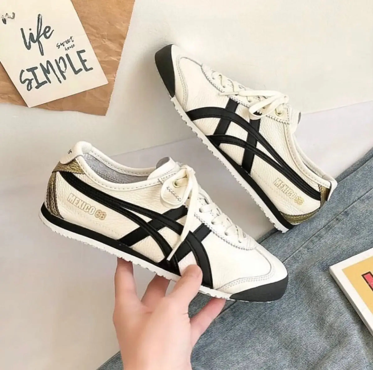 Tiger Mexico 66 CREAM BLACK GOLD