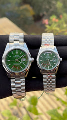 Rolex couple heavy shift movement