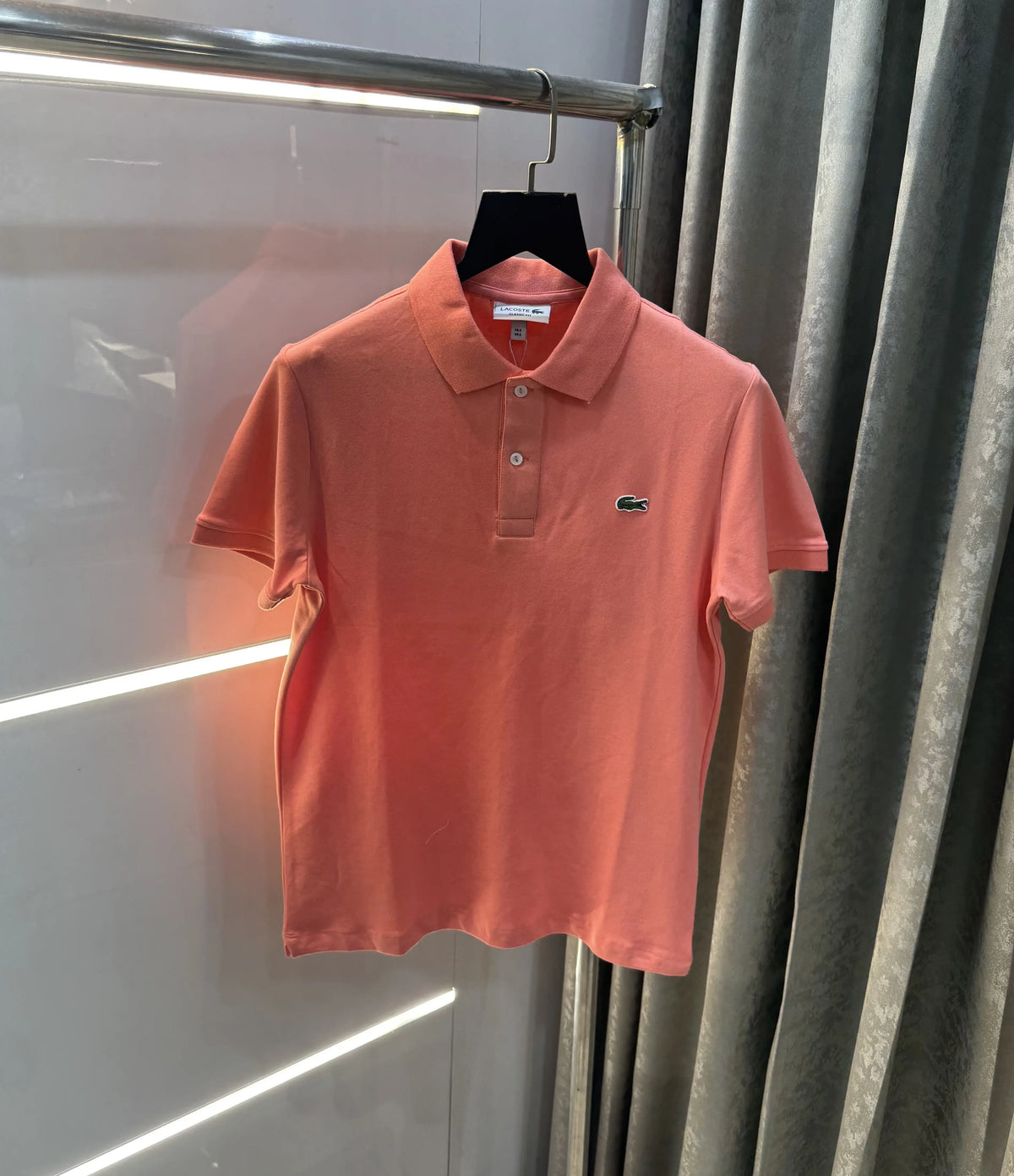 Lacost e Peach Embroidery Logo Premium Polo T-Shirt