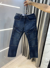 Balmain Paris Dark Shade Imported Rider Denim