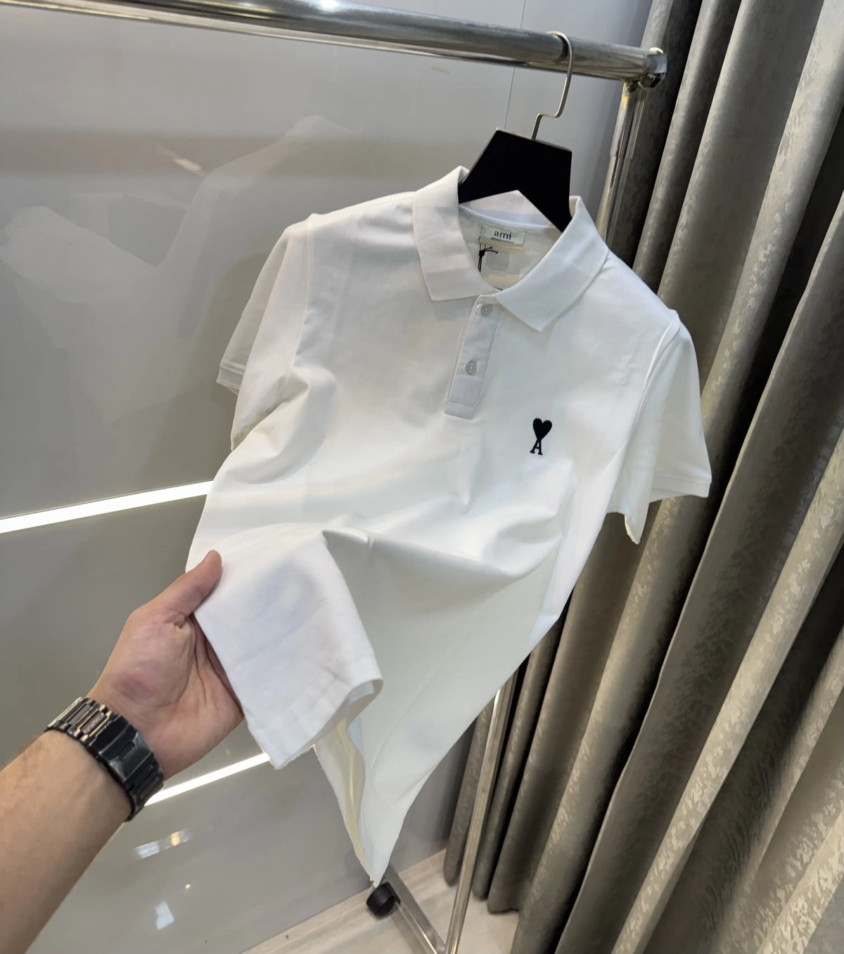Ami paris Logo Work Premium Imported T-Shirt – Lebrouges