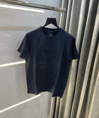 Arman i Exchange Navy Blue Embossed Work Premium T-Shirt