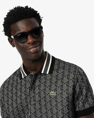 Lacost e Black Logo Work Premium Polo T-Shirt