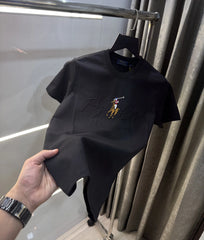 Ralph Lauren Black Logo Work Premium T-Shirt