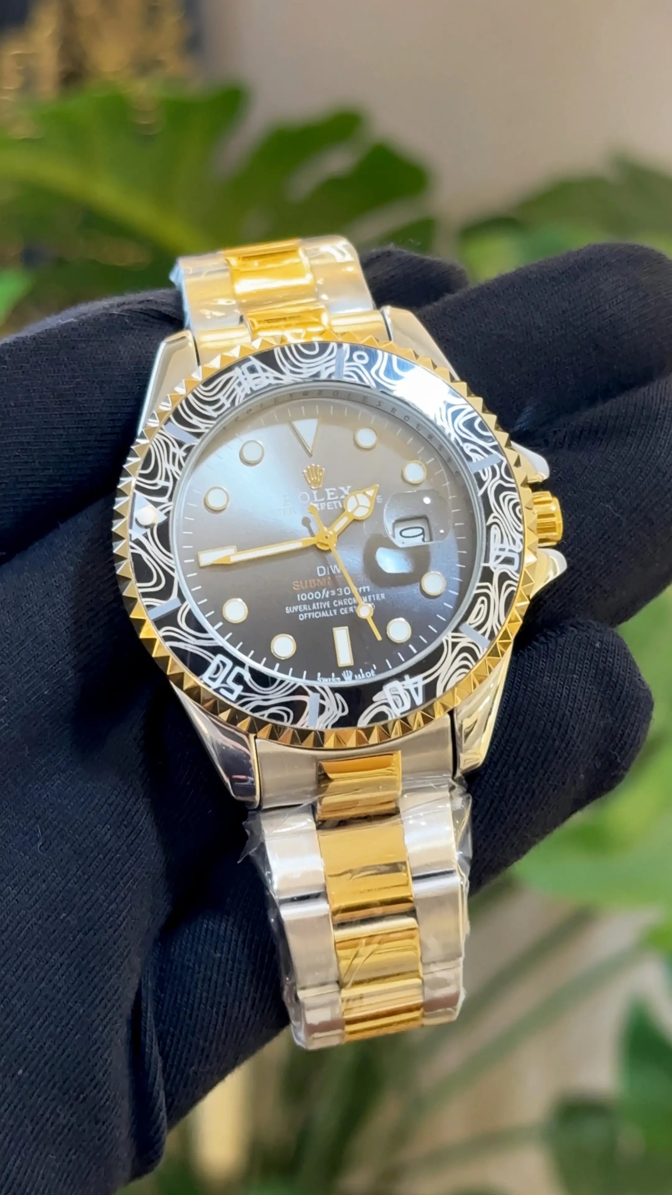 Rolex DiW Submariner heavy shift movement