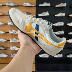 Onitsuka Tiger Serrano Cream Tiger Yellow Mens 7A Premium Sneakers D-2020