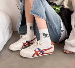 Onitsuka Tiger Mexico 66 Birch Rust Red Girls First Copy Sneakers D-1856