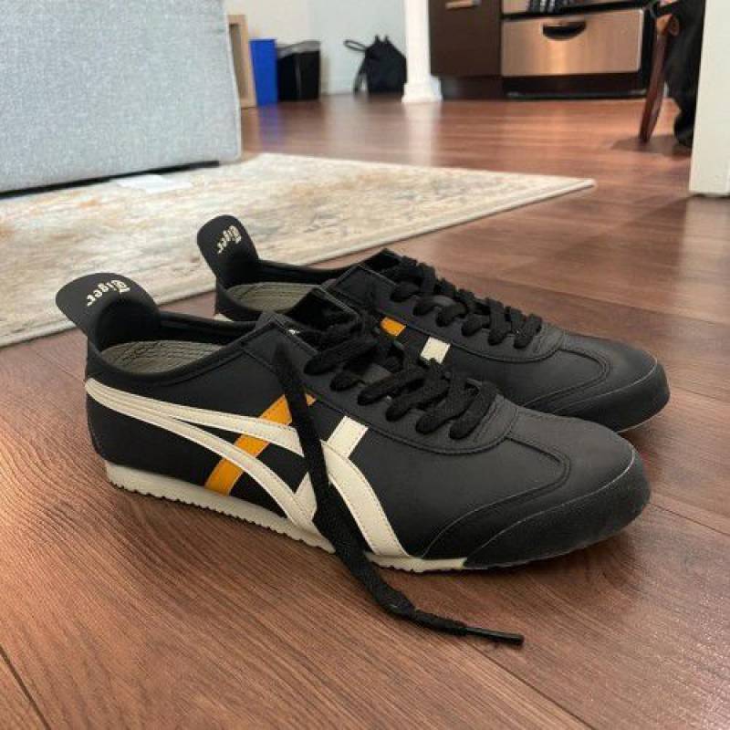 Onitsuka Tiger Mexico 66 Black White Yellow 298