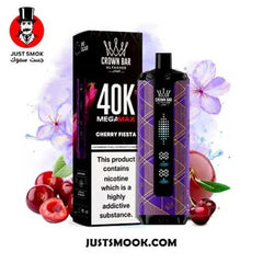 AL Fakher 40000 Puffs Crown Bar Mega Max cherry fiesta