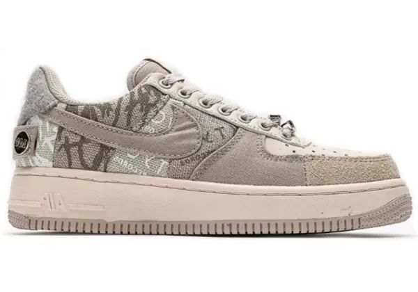 NIKE X TRAVIS SCOTT AIR FORCE 1 CACTUS JACK GREY