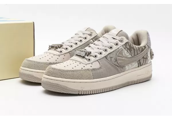 NIKE X TRAVIS SCOTT AIR FORCE 1 CACTUS JACK GREY