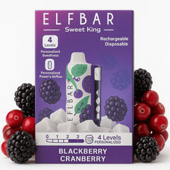 Elfbar sweet king new arrivals 30k puffs Blackberry cranberry