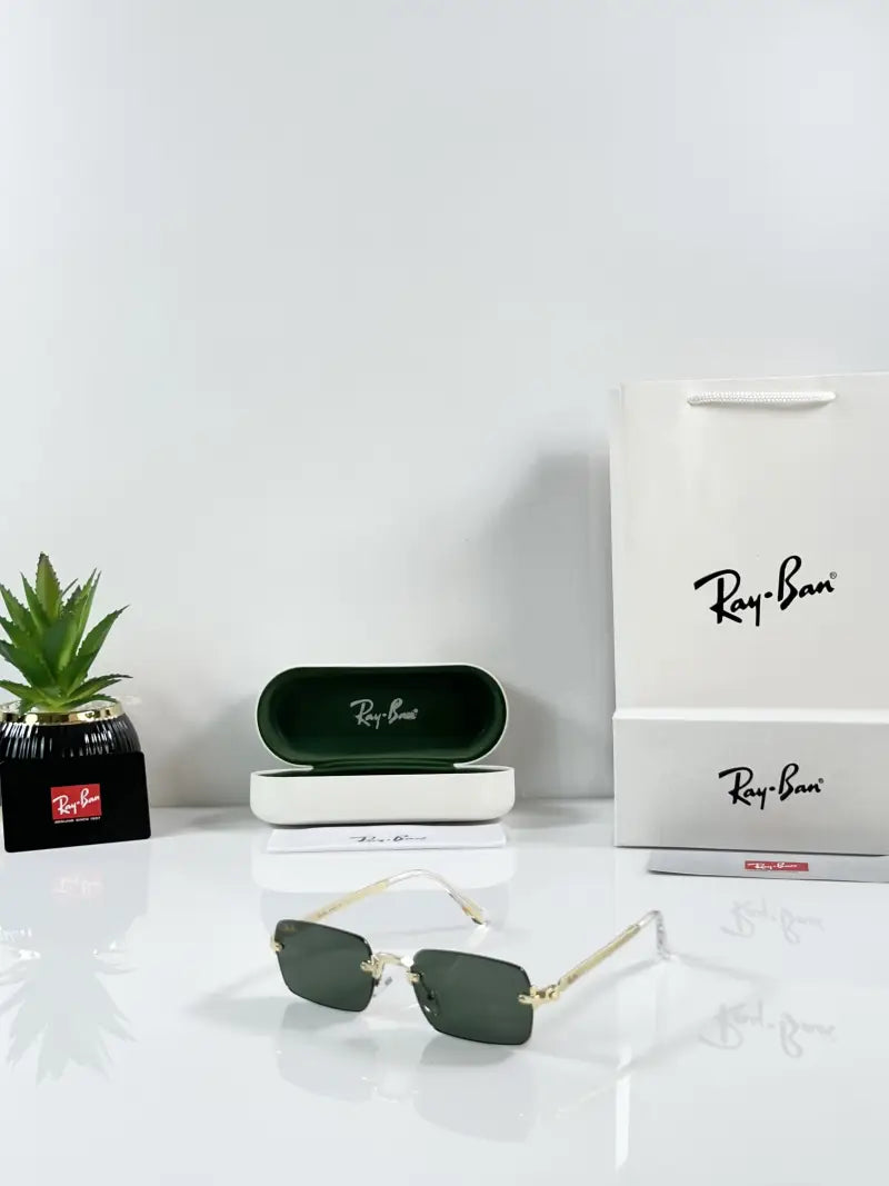 Rayban 888 Gold Green