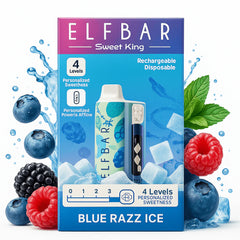 Elfbar sweet king new arrivals 30k puffs Bluerazz ice