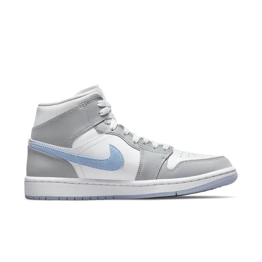 WMNs Nike Air Jordan 1 Mid ‰ÛÏ Wolf Grey ‰۝