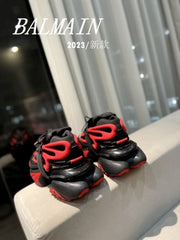 Balmain Unicorn Black Red Sneaker