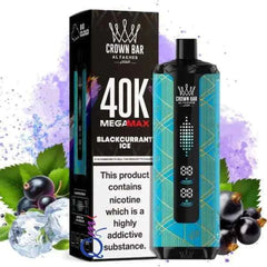 AL Fakher 40000 Puffs Crown Bar Mega Max blackcurrant ice