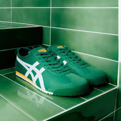 Onitsuka Tiger Mexico Delegation sneaker in the Pine Green