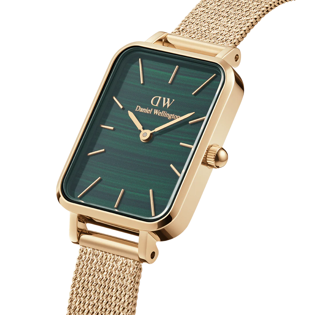 Daniel Wellington Quadro Gold Green - J1404