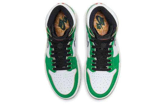 WMNs Nike Air Jordan Retro 1 High ‰ÛÏ Lucky Green ‰۝