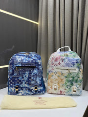 LOUIS VUITTION BLUE COLOUR PREMIUM CLASSIC BAGPACK WITH DUST BAG