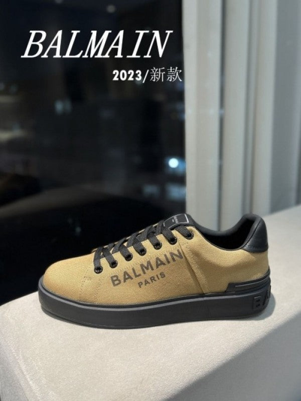 Balmain Logo Print BCourt Sneaker