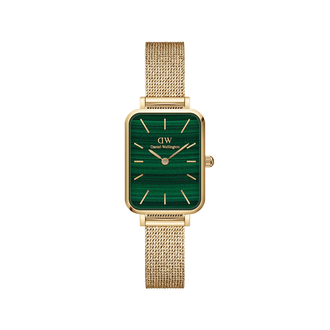 Daniel Wellington Quadro Gold Green - J1404