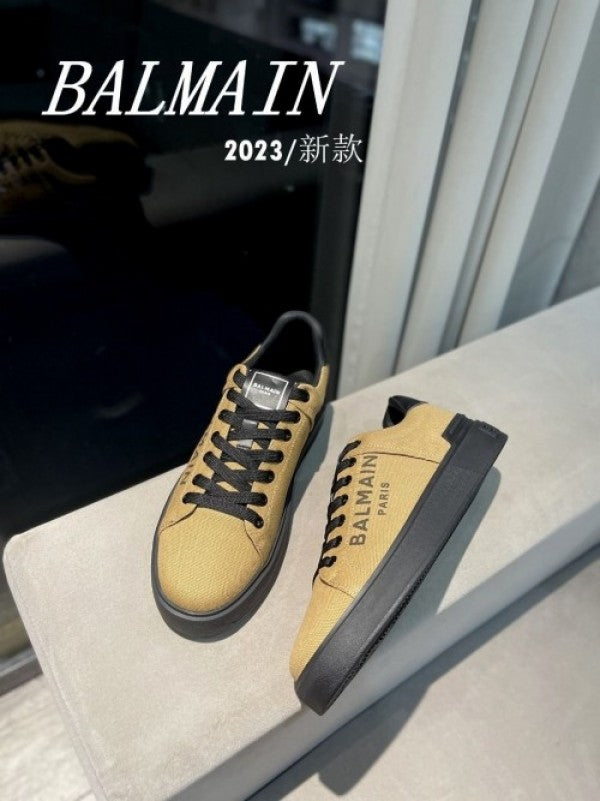 Balmain Logo Print BCourt Sneaker