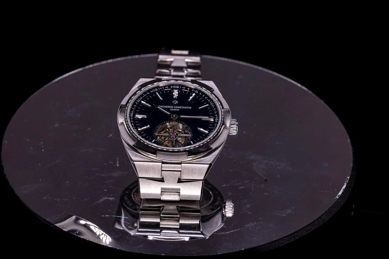 Vacheron Constantin Overseas Tourbillion Silver Black Semi ETA