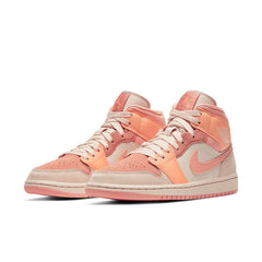 WMNS Nike Air Jordan 1 Mid ‰ÛÏ Apricot Orange ‰ÛÏ