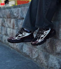 OFF WHITE BE RIGHT BACK BURGUNDY