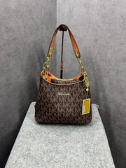 Michael Kors Fulton Shoulder Bag With Dust Bag Coffee Brown 8500
