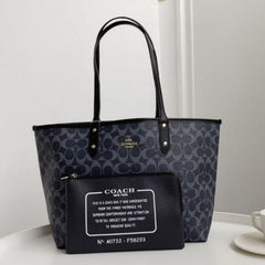 Coach Reversible Monogram tote Bag