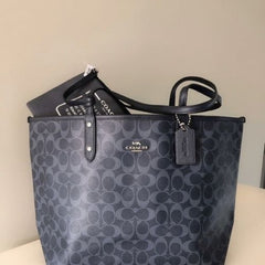 Coach Reversible Monogram tote Bag