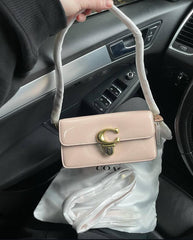 Coach Studio Baguette Red Patent Leather Shoulder Bag