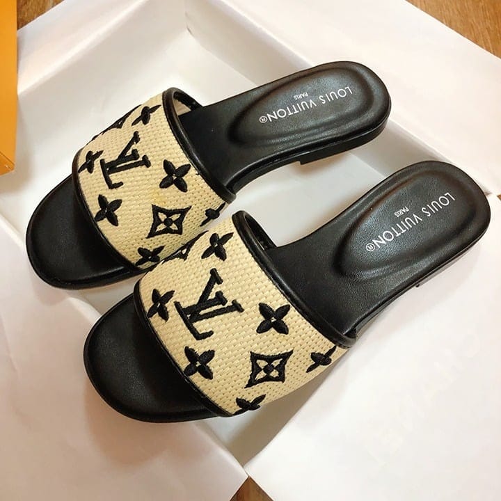 Louis Vuitton Revival Flats Mule For Women With Original Box And Carry Bag