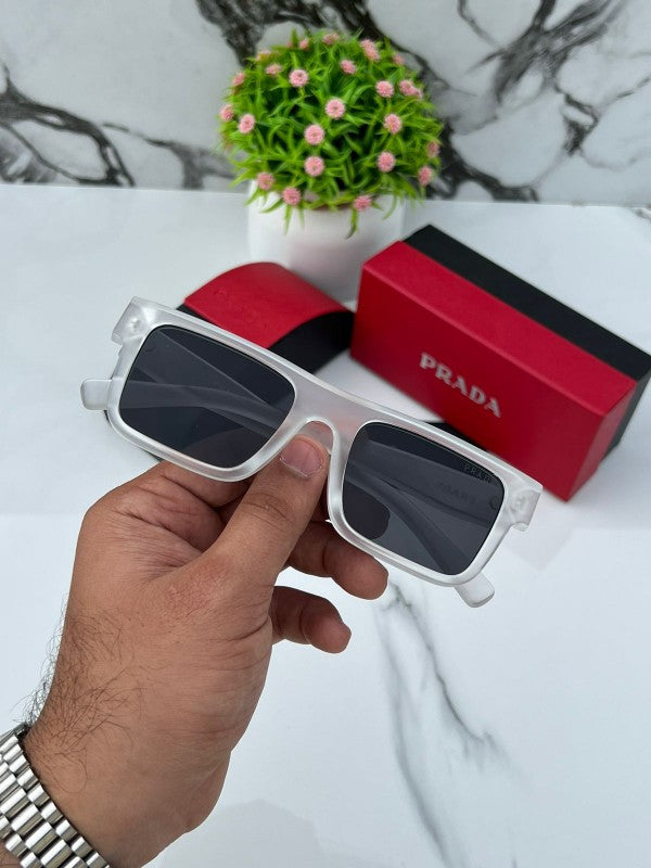 PRADA 19 WHITE BLACK