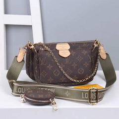 Louis Vuitton Multi pochette With OG box Light Green Strap