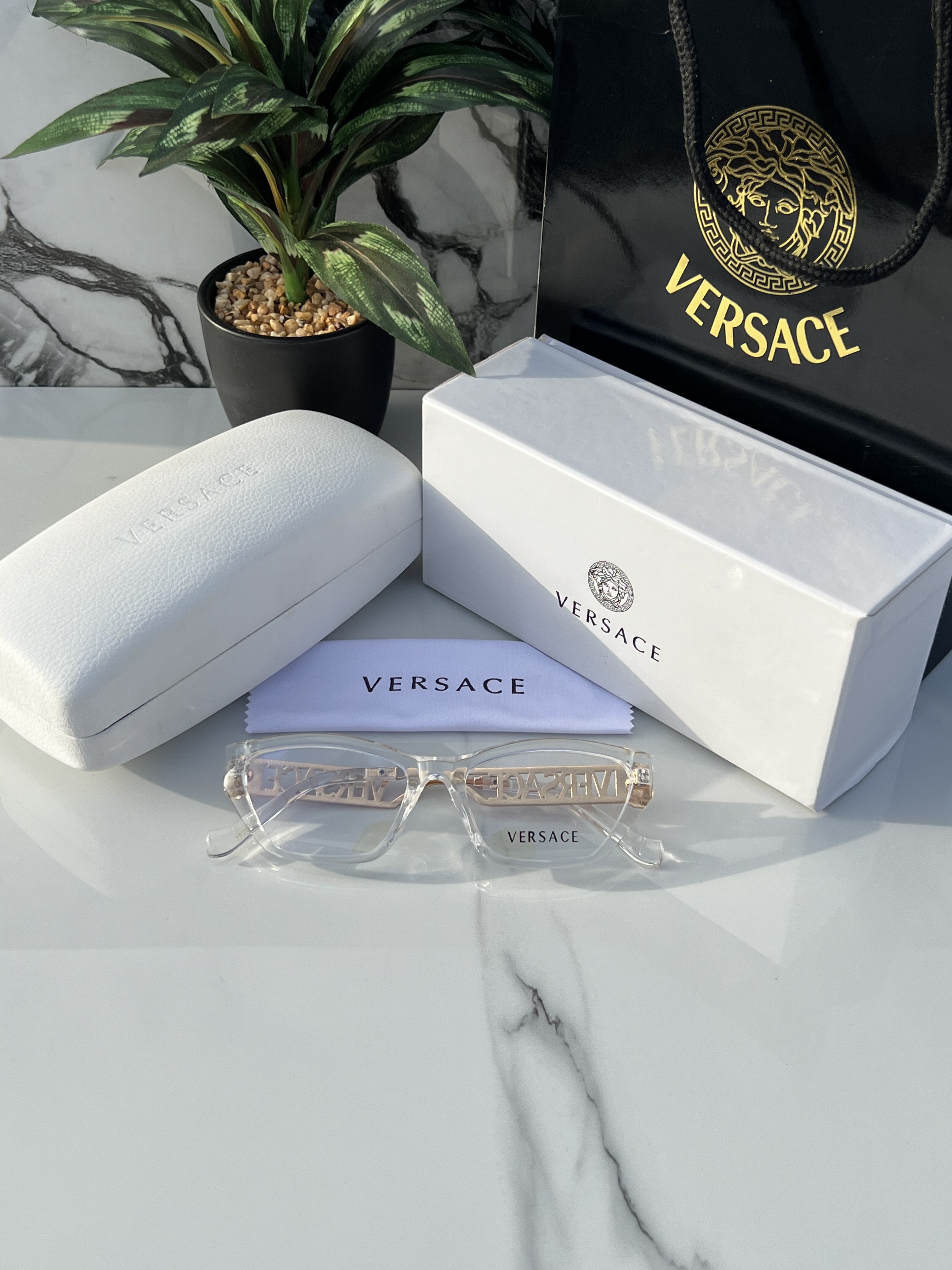 VERSACE 2625 TRANSPARENT FRAME