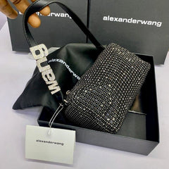 Alexander Wang Black Ringtone Handbag with Original Box and Accessories