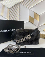 Alexander Wang Black Ringtone Handbag with Original Box and Accessories