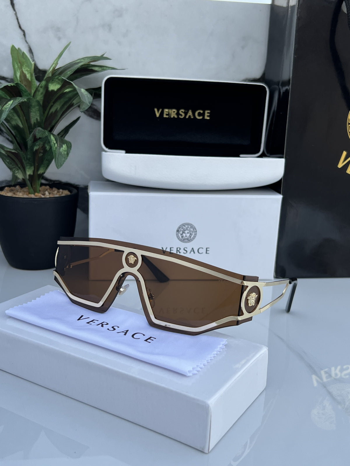 VERSACE 8037 GOLD BROWN