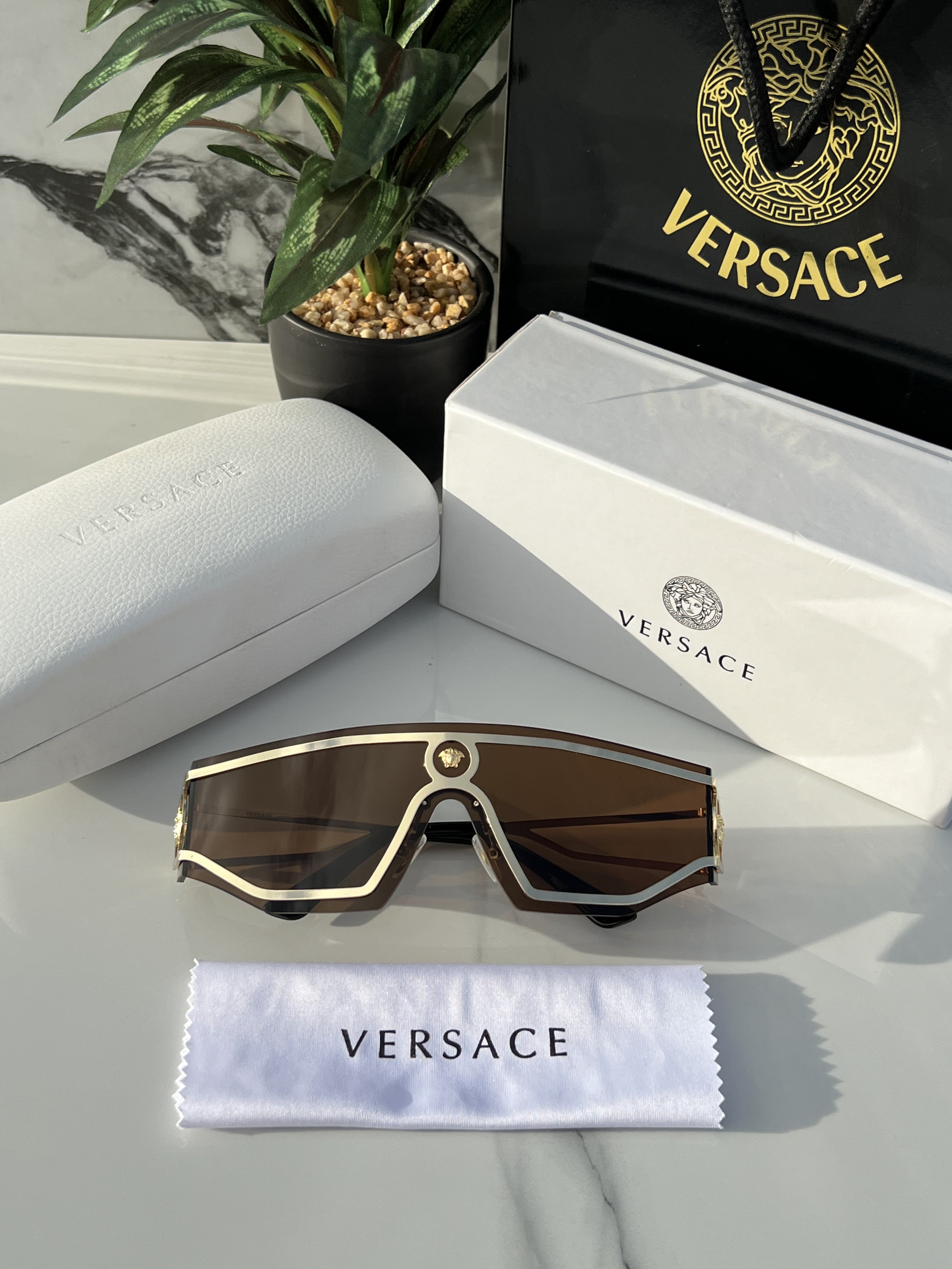 VERSACE 8037 GOLD BROWN