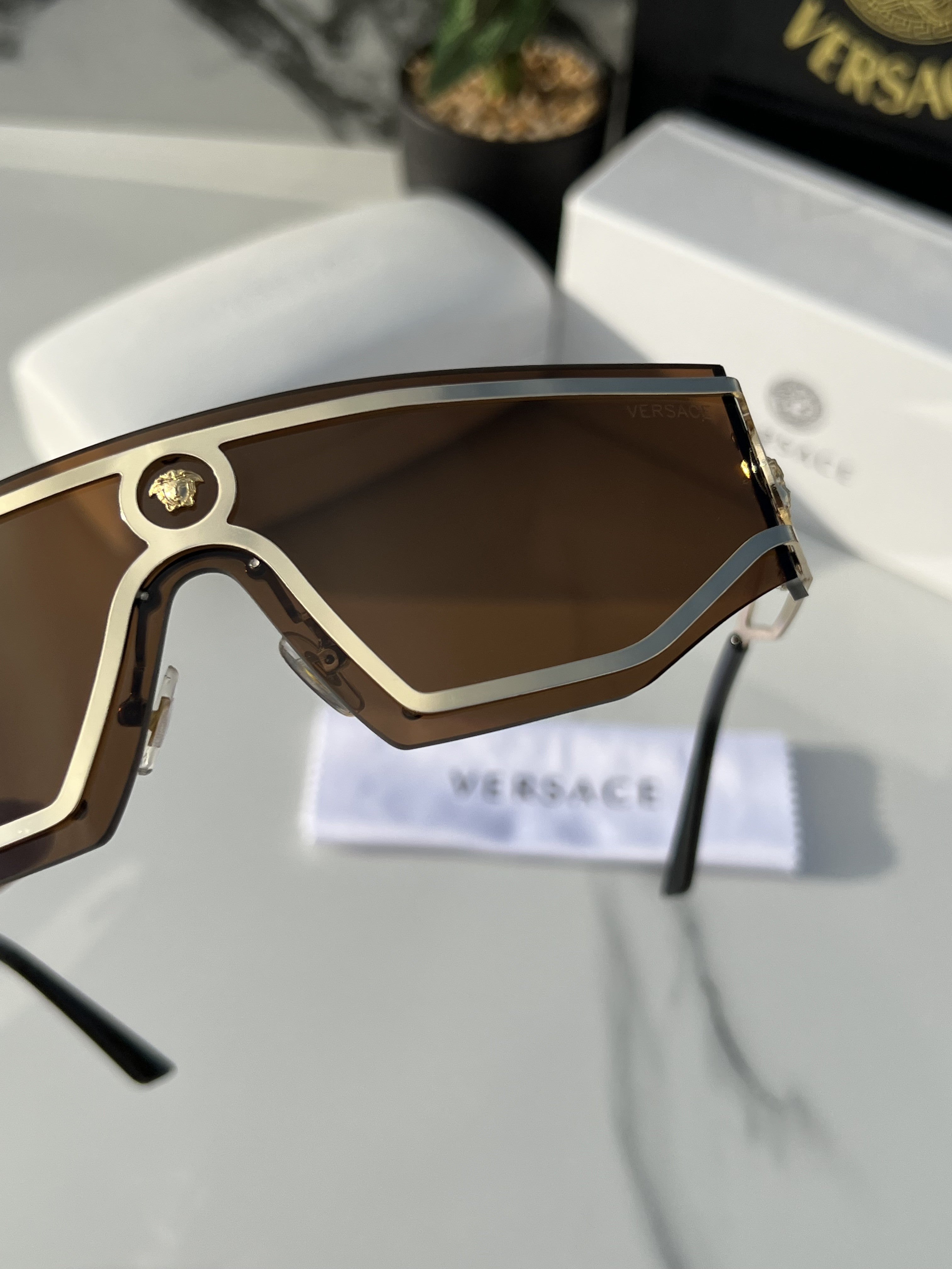 VERSACE 8037 GOLD BROWN