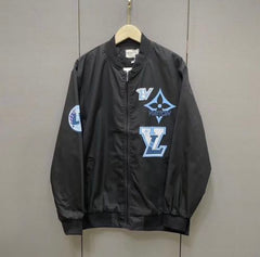 LV LOGO PRINT PREMIUM BOMBER JACKET