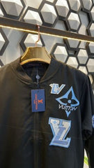 LV LOGO PRINT PREMIUM BOMBER JACKET